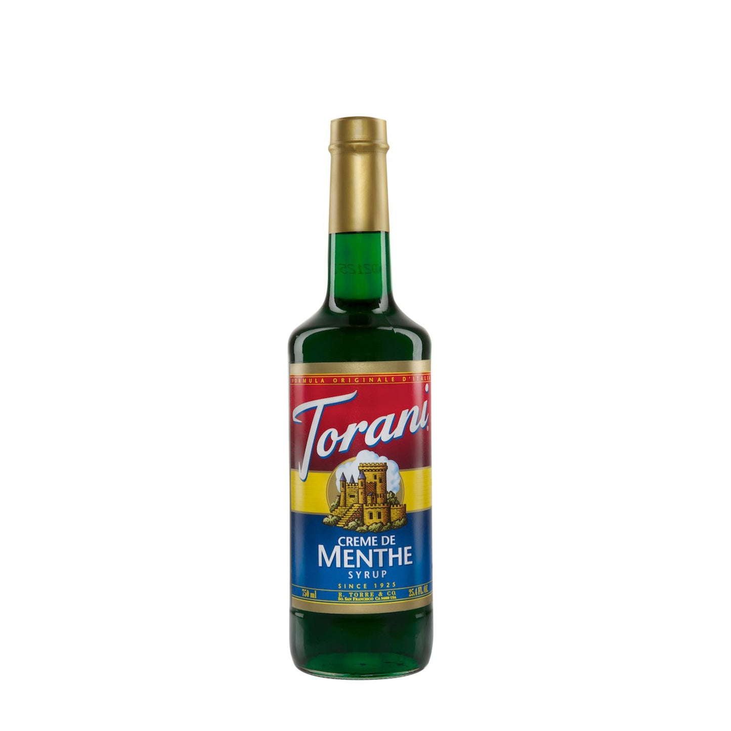 Creame de Menthe Torani Syrup - 750ml