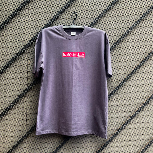 KiL Tee - Red Block, Oversized - Charcoal